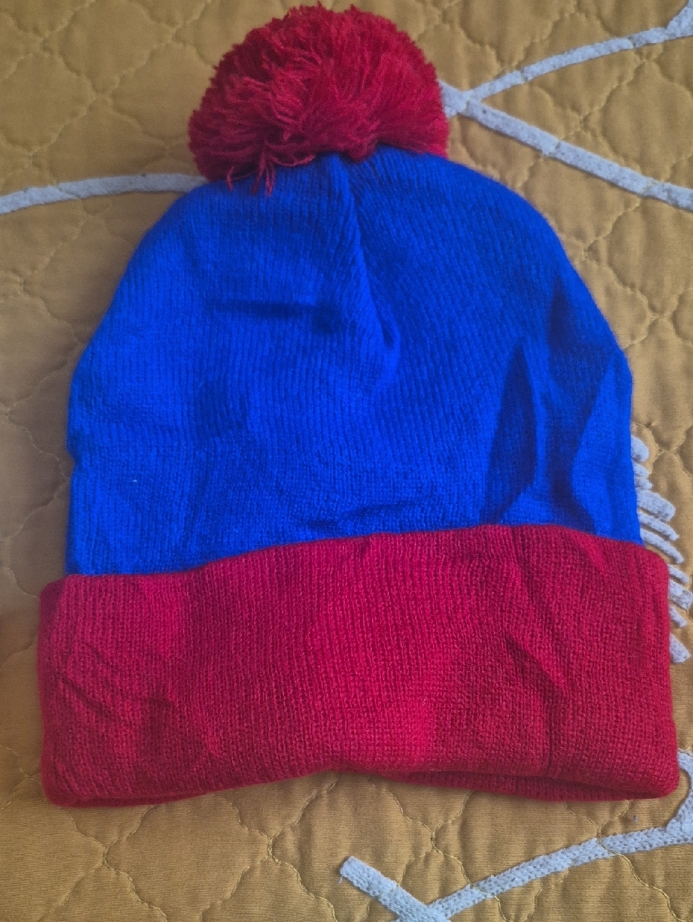 Kids Two-Tone Different Colored Beanies -